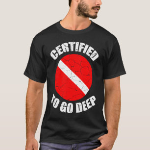 Camiseta Mergulhador Ou Instrutor De Mergulho No Mar Profun