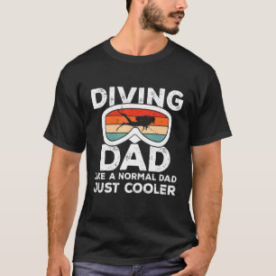 Camiseta Mergulhador Pai Scuba Diver Submarino