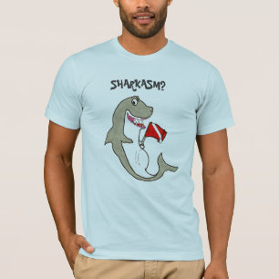 Camiseta Mergulhador para baixo Sharkasm?