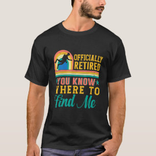 Camiseta Mergulhador Profissional Aposentado Trocadilho de