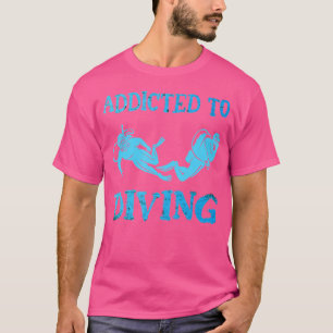 Camiseta Mergulhador Profissional Viciado Em Mergulho Scuba