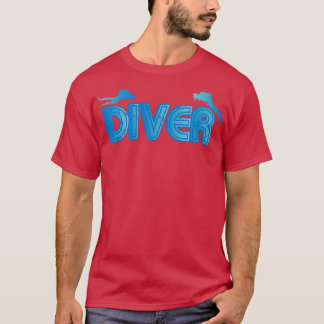 Camiseta Mergulhador Scuba Diver Nadador Nadador Nadador