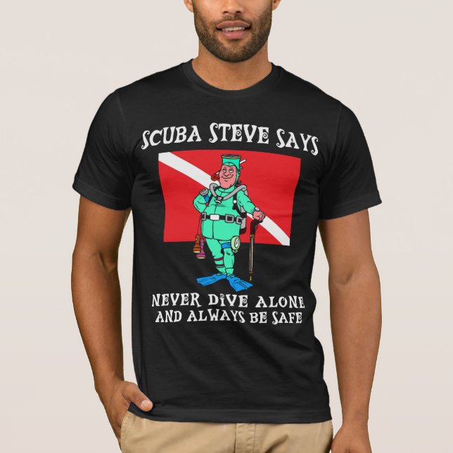 Camiseta MERGULHADOR Steve (Frente)