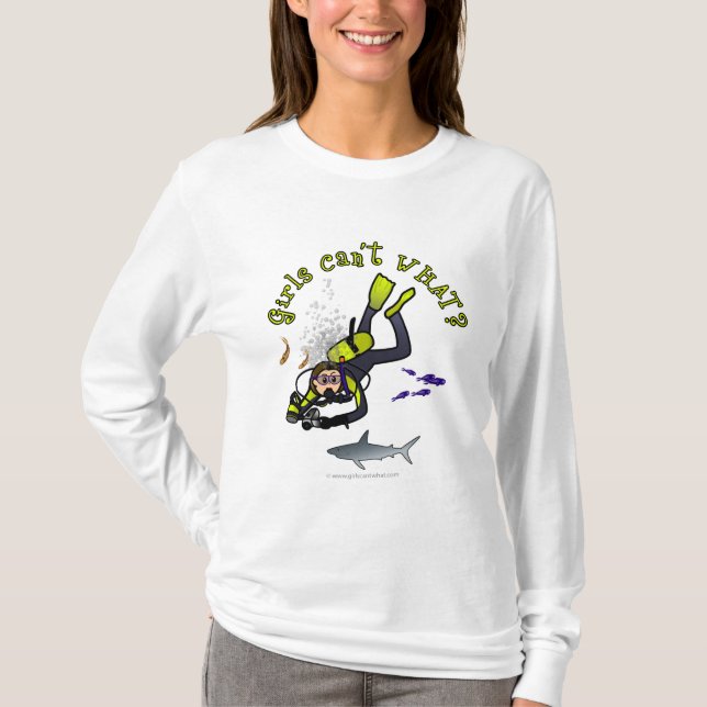 Camiseta Mergulhadora Scuba (Frente)