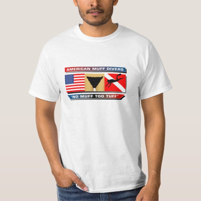 Camiseta Mergulhadores americanos do Muff (Frente)