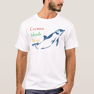Camiseta Mergulhadores de Cayman Islands - golfinho (parte