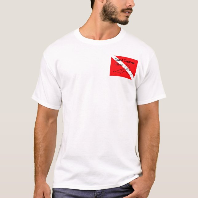 Camiseta Mergulhadores de Grande Caimão (Frente)