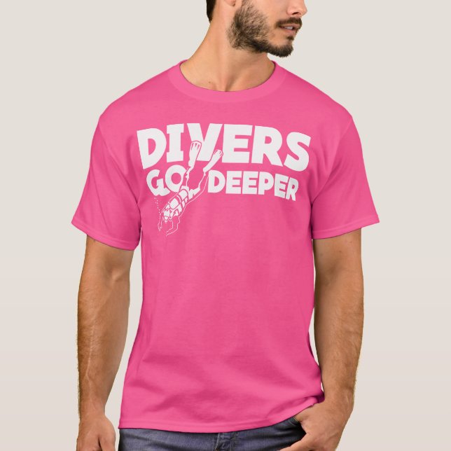 Camiseta Mergulhadores Diversas Scuba Diver Mais Engraçado (Frente)