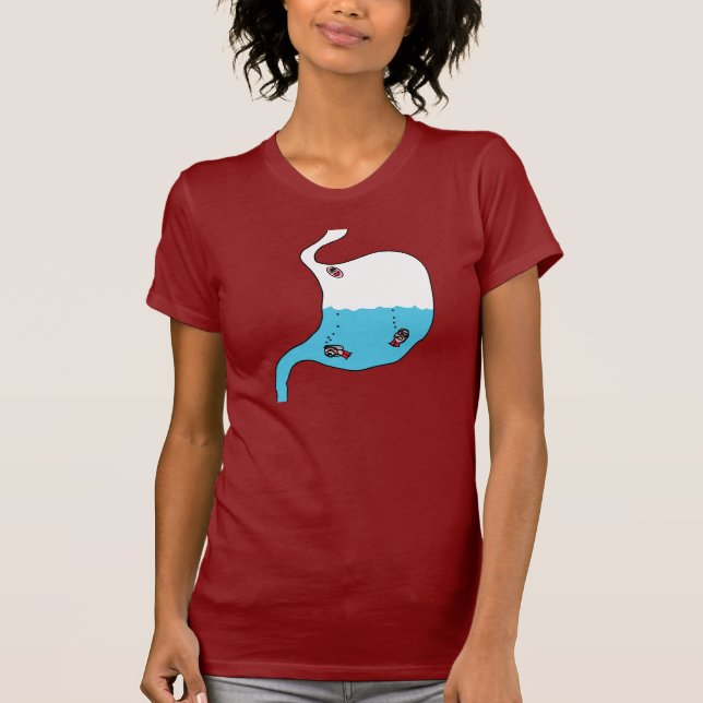 Camiseta Mergulhadores do estômago (Frente)