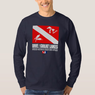 Camiseta Mergulham os grandes lagos