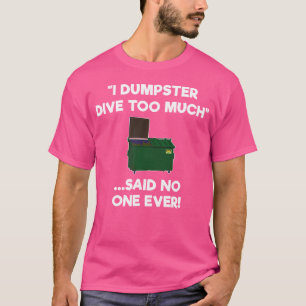 Camiseta Mergulhamento De Idiota Engraçada Diver Demais