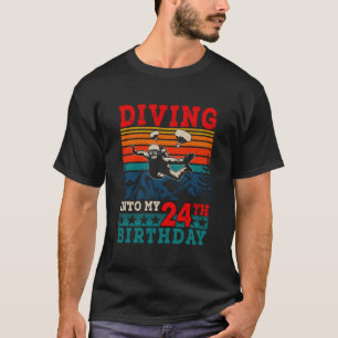 Camiseta Mergulhando Em Meu 24º Salto De Paraquedas