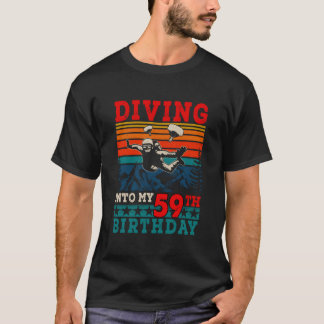 Camiseta Mergulhando Em Meu 59º Salto De Paraquedas