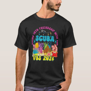Camiseta Mergulhando na Amizade com Deus Praia Scuba VBS 20