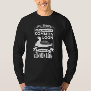 Camiseta Mergulhão Comum Pássaro Patos Fofos