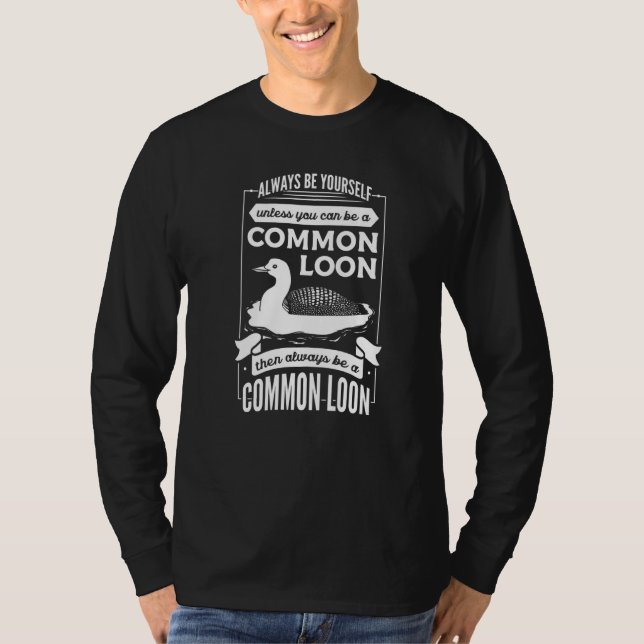 Camiseta Mergulhão Comum Pássaro Patos Fofos (Frente)