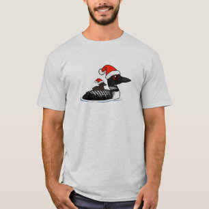 Camiseta Mergulhão-do-norte do papai noel