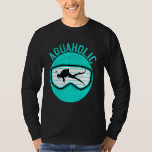 Camiseta Mergulhar Bandeira Scuba Mergulhando Bandeira Amer