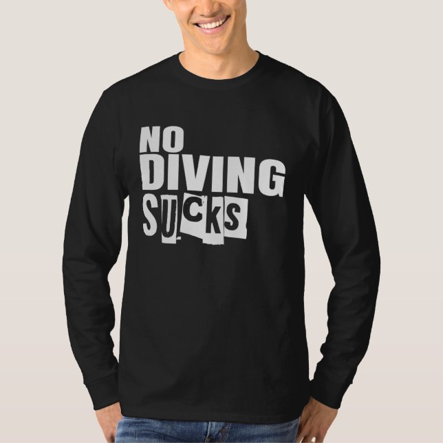 Camiseta Mergulhar é uma droga (Frente)