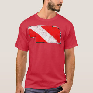 Camiseta Mergulhar Flag Scuba Divisor State Map Dive Fla