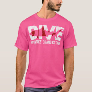 Camiseta Mergulhar Grand Cayman Kittiwake Scuba Mergulhando