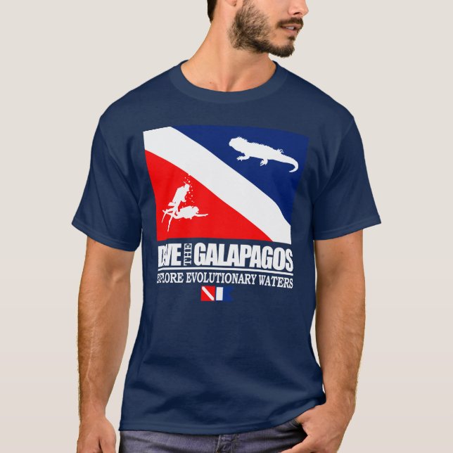 Camiseta Mergulhe As Galápagos (Frente)