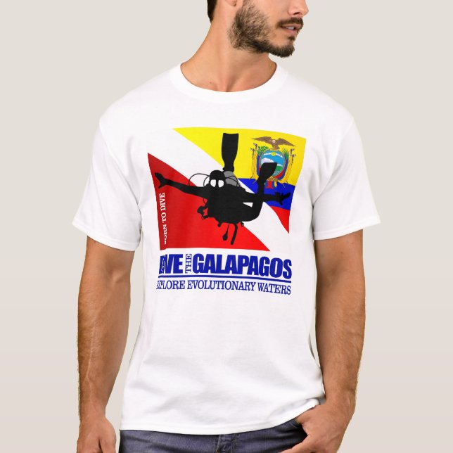 Camiseta Mergulhe As Galápagos DF2 (Frente)