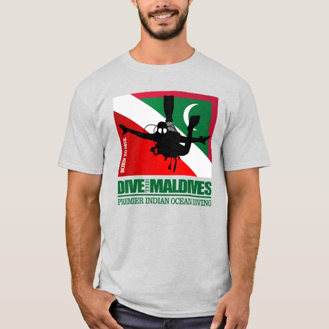 Camiseta Mergulhe As Maldivas DF2 (Frente)
