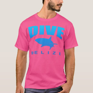 Camiseta Mergulhe Belize Com Mergulho De Tubarão Em Belize