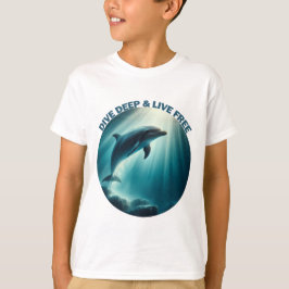 Camiseta Mergulhe Dolphin Livre Ao Vivo