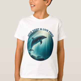 Camiseta Mergulhe Dolphin Livre Ao Vivo