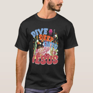 Camiseta Mergulhe Fundo Em Jesus Scuba VBS 2024 Acampamento