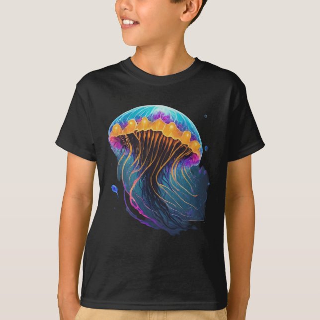 Camiseta Mergulhe na Admiração: Teto de Sonhos Bioluminesce (Frente)