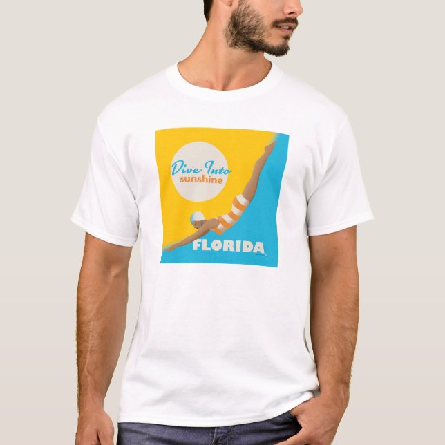 Camiseta Mergulhe No Sol | Flórida (Frente)