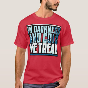Camiseta Mergulho À Saturação Na Escuridão E Frio Que Prend