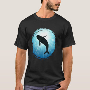 Camiseta Mergulho à Sombra do Oceano de Paragem do Mar de P