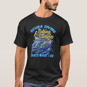 Camiseta Mergulho Autônomo & Coleta de Amostras Biólogo Mar