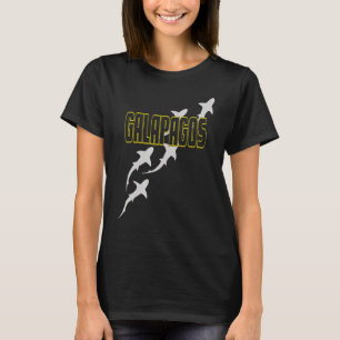 Camiseta Mergulho Autônomo Galapagos Mergulhando Com Tubarõ