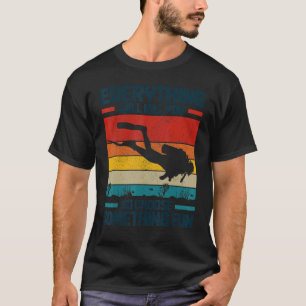Camiseta Mergulho Autônomo Vintage Citação Mergulhador