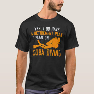 Camiseta Mergulho Autônomo Vintage Mergulhador Autônomo En
