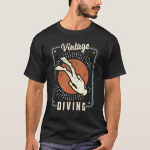 Camiseta Mergulho Autônomo Vintage Retro Clássico Esporte A