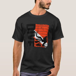 Camiseta Mergulho Bandeira de Mergulho Bandeira de Mergulho