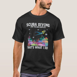 Camiseta Mergulho com Cilindro Futuro Biólogo Marinho Ciênc
