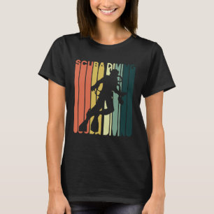 Camiseta Mergulho com Cilindro Vintage Fofo Retrô