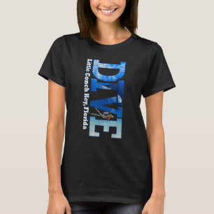 Camiseta Mergulho com Equipamento Little Conch Key Mergulho