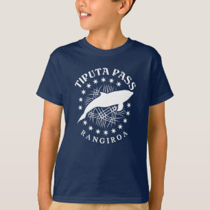 Camiseta Mergulho com Golfinhos na Lagoa de Rangiroa - Pass