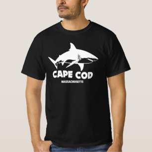 Camiseta Mergulho com Tubarões Brancos - Cape Cod
