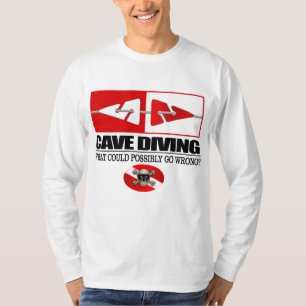 Camiseta Mergulho da caverna (linha marcadores)