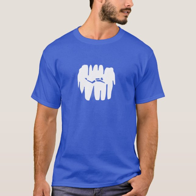 Camiseta Mergulho da caverna no Yucatán! (Versão de (Frente)