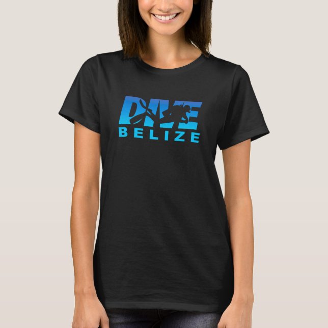 Camiseta Mergulho de Belize Scuba em Belize (Frente)